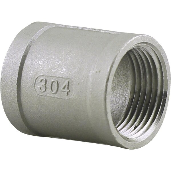 Plumbeeze PLUMB-EEZE 1/2 In. FIP Stainless Steel Coupling U2-SSC-05 - main